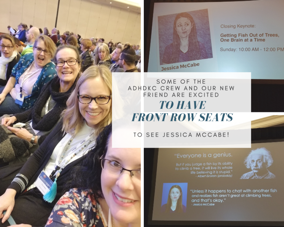 I was excited to be able to see How to ADHD's Jessica McCabe as the final keynote speaker.