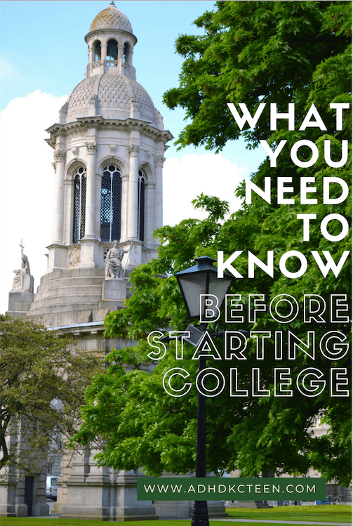 What to know before starting college.