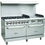 Thumbnail: 6 Burner Range with 24" Griddle | 4.85 cu. ft. capacity