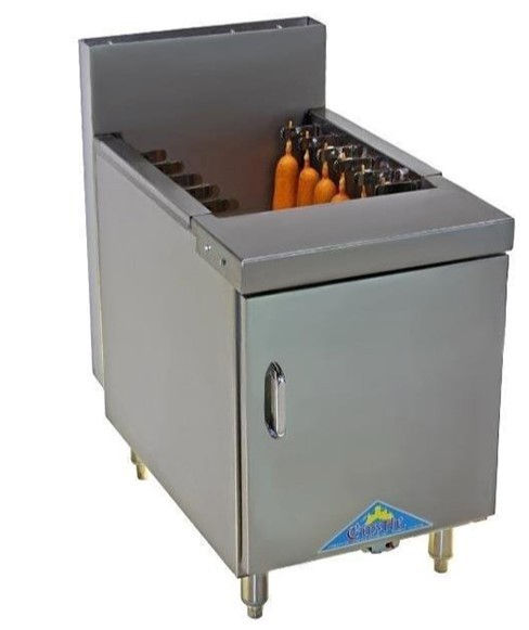 Corn Dog Fryer, countertop, gas, 16" wide x 23" high to cook surface, 60 lb. fat