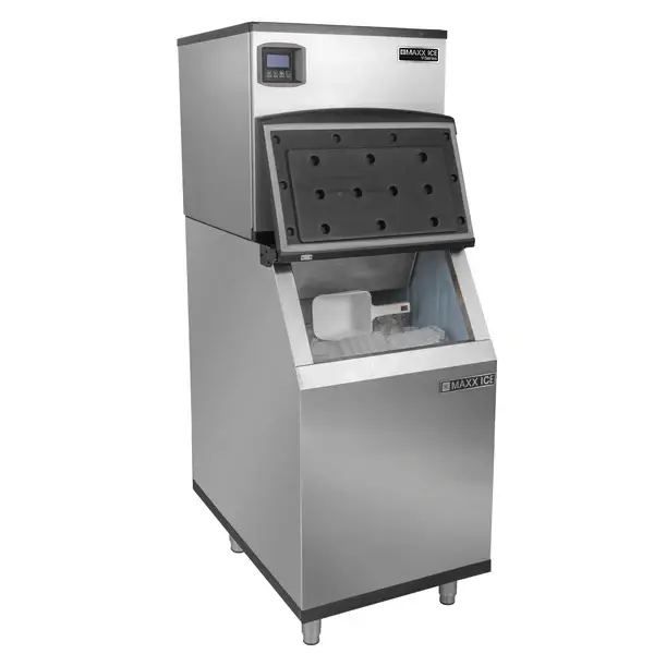Thumbnail: Maxx Ice V-Series Modular Ice Machine 22"W 350# Full Dice Ice Cubes and 350# Bin