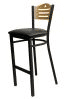 Thumbnail: #315A-BS/ Ladder Wood Back Bar Stool Natural