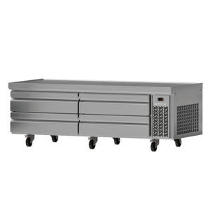 Chef Bases - 4 Drawers 8 Pans MSG Series - 14,3 <6" pans