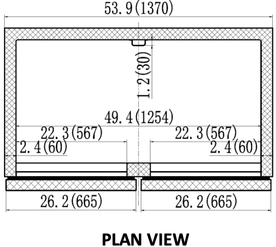 Thumbnail: Valpro VP2R-HC Two-Door Reach-In Refrigerator 49 Cu. Ft.