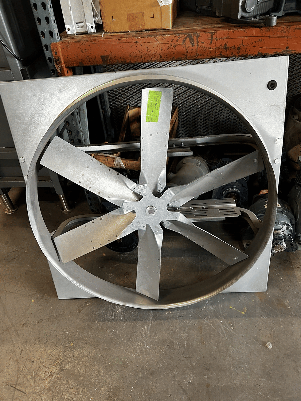 Thumbnail: Dayton 1WDC2 Exhaust Fan Galvanized Steel 36 Inch 792 RPM