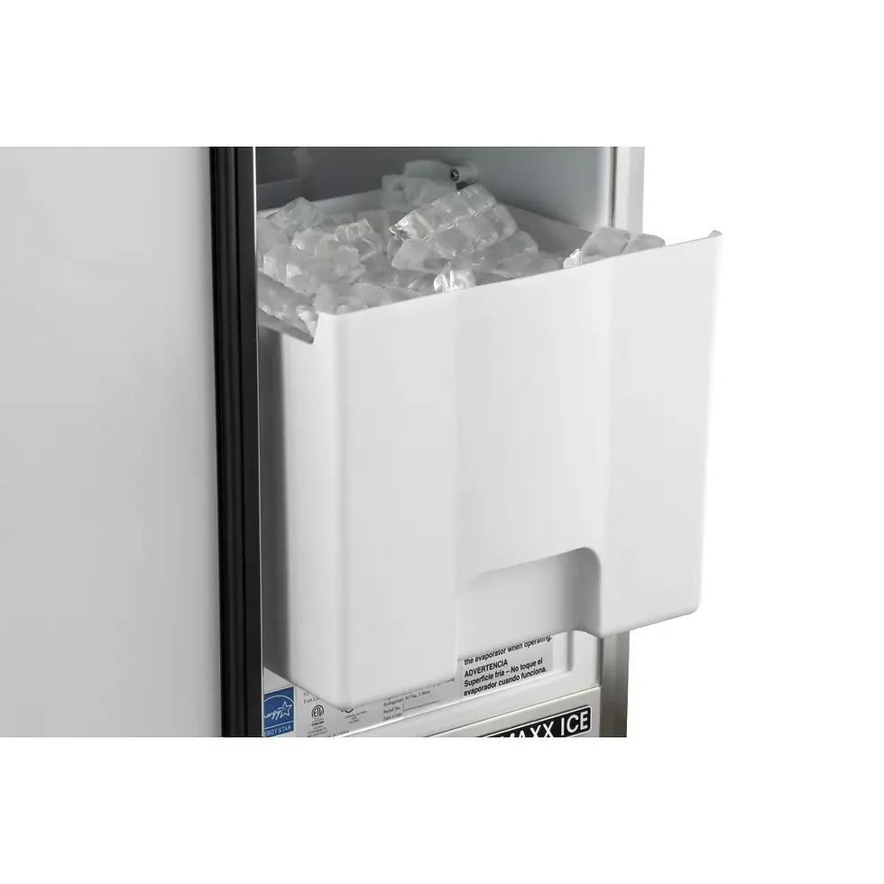 Thumbnail: Maxx Ice Self-Contained Outdoor Ice Machine, 15"W, 60 lbs, Full Dice Ice Cubes,