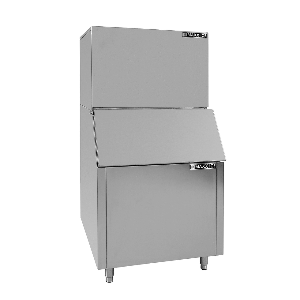 Maxx Ice Modular Ice Machine and Bin 602lb Capacity Stainless