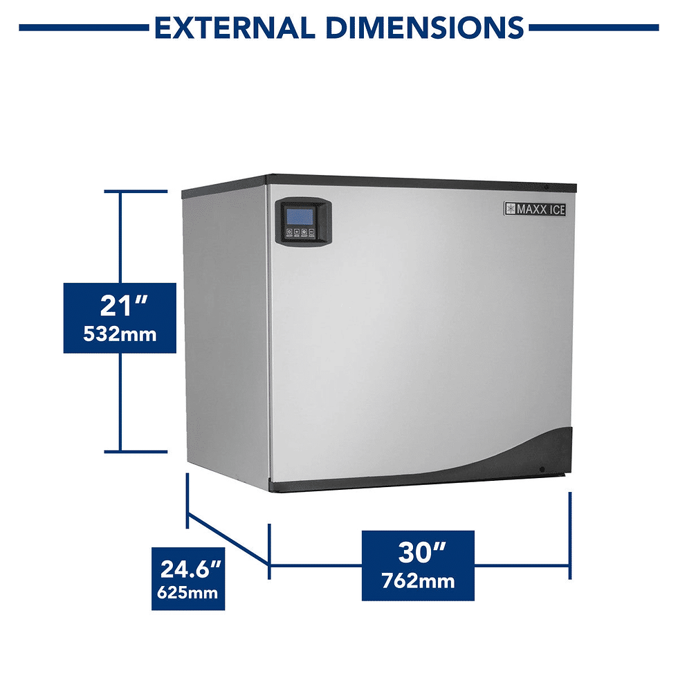 Thumbnail: Maxx Ice Intelligent Series Modular Ice Machine 30 Inch 521 lbs