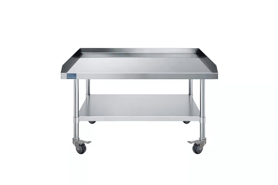 Thumbnail: 24" x 60" Stainless Steel Equipment Stands with Wheels