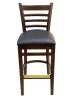 Thumbnail: #411A-BS/ Beech Ladder Bar Stool Walnut