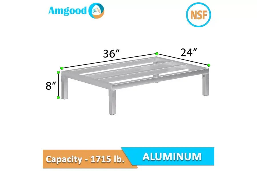 Aluminium Dunnage Rack 24×36×8 – 1715 lb Capacity
