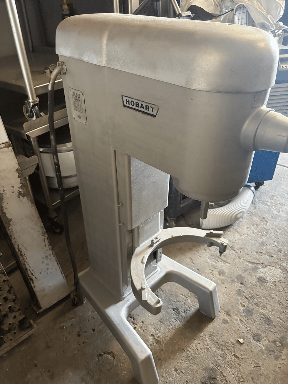 Thumbnail: Hobart D340 Commercial 40 Qt Planetary Floor Mixer Used