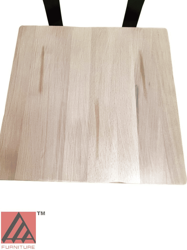 Thumbnail: #321/WW Modern Industrial Metal Frame, White Wash Wood Side Chair
