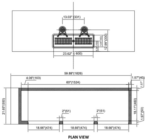 Thumbnail: VPBD4-2 – VALPRO DIRECT DRAW BEER DISPENSER 73″ – 2 TOWERS – 4 TAPS