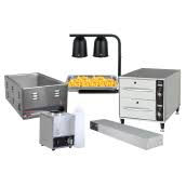 Commercial kitchen food warming and holding equipment