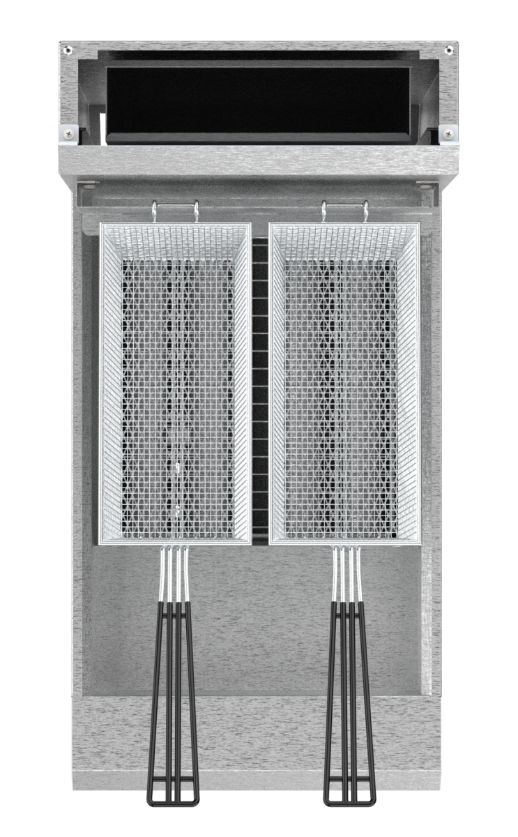 Thumbnail: 40 GAL. Gas Fryer | 3 Tube Natural or LP Gas