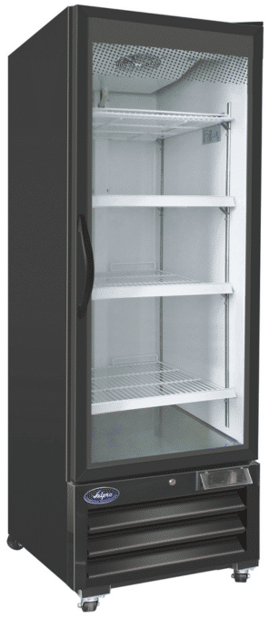 Valpro VP1R-23M Single Swing Full Glass Door Merchandiser Refrigerator