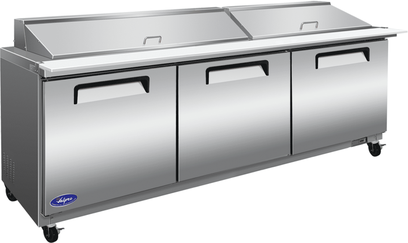 Valpro VP72SM-HC Mega-Top Sandwich Salad Prep Table Refrigerator 72in