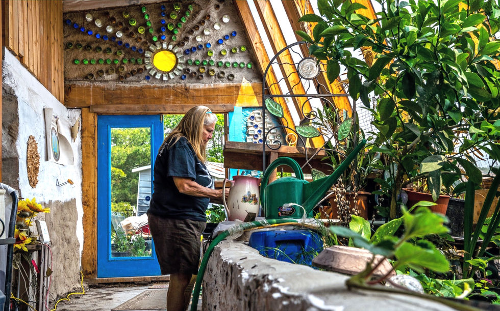 Living in a Earthship, theweathernetwork.com