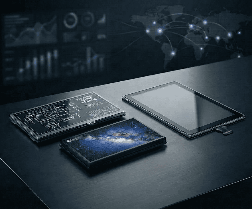 BOE-VX display technology modules with touch panel and embedded display interfaces