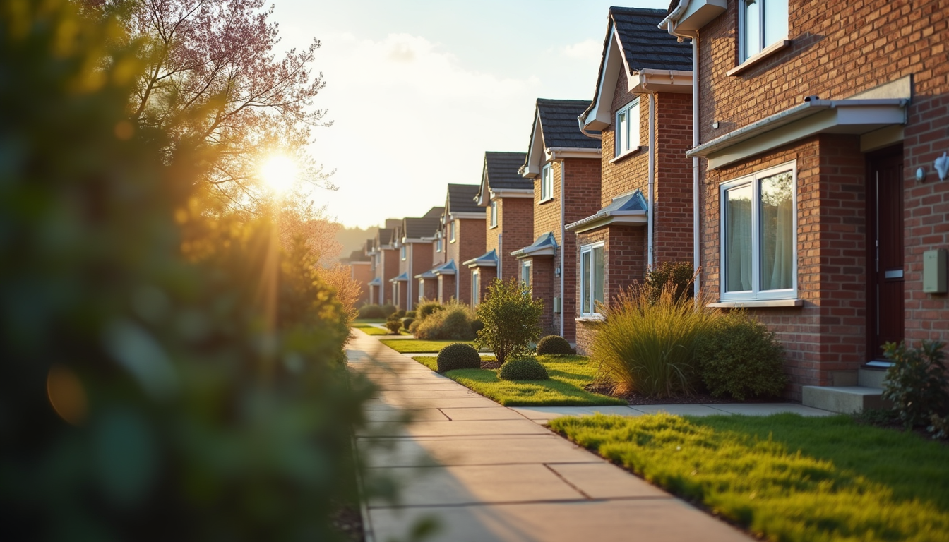 Eye-level view of a residential buy-to-let property exterior