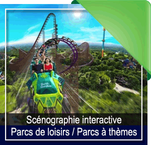 Scenographie interactive parcs de loisirs