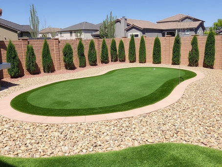 Artificial Grass and Paving: The Perfect Combo for Backyard Putting Greens