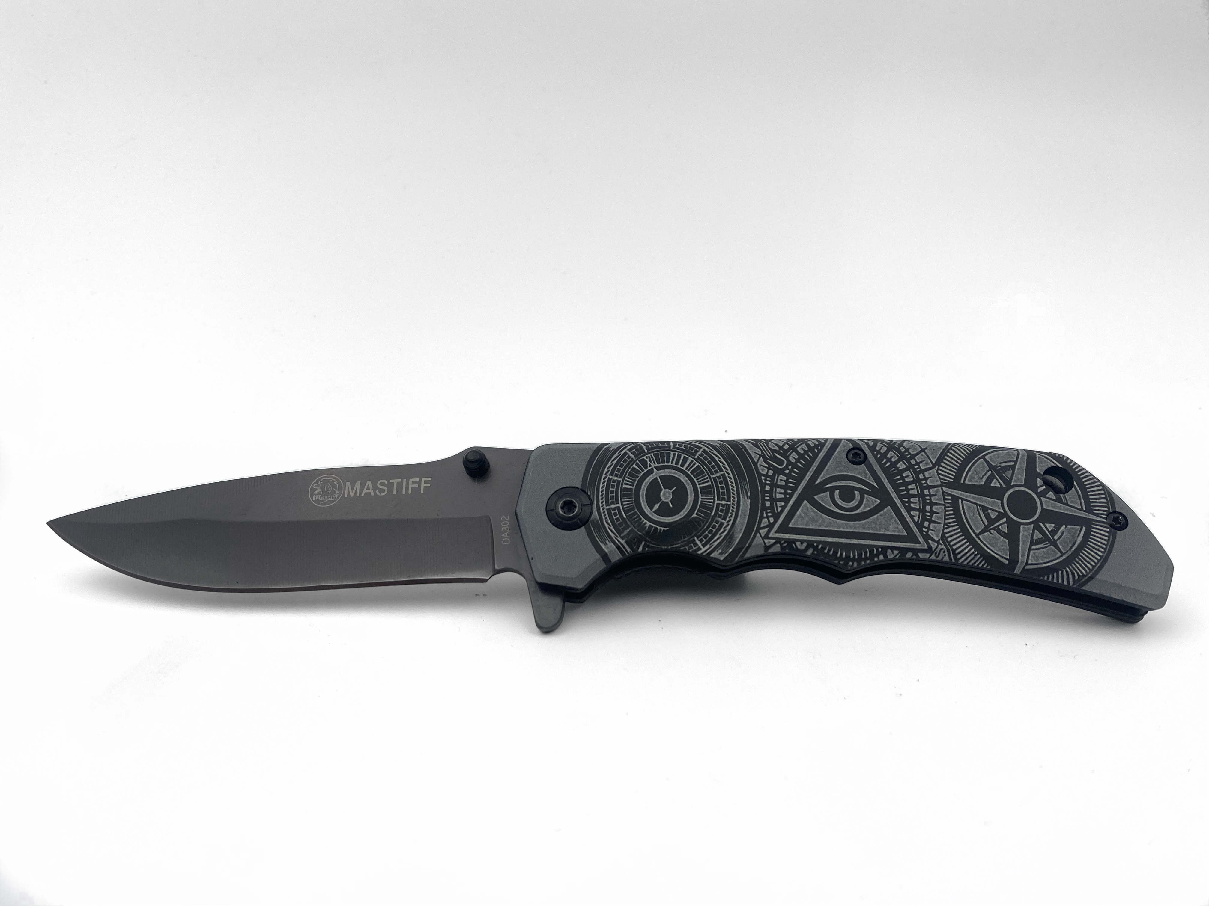 MASTIFF סכין אפורה
