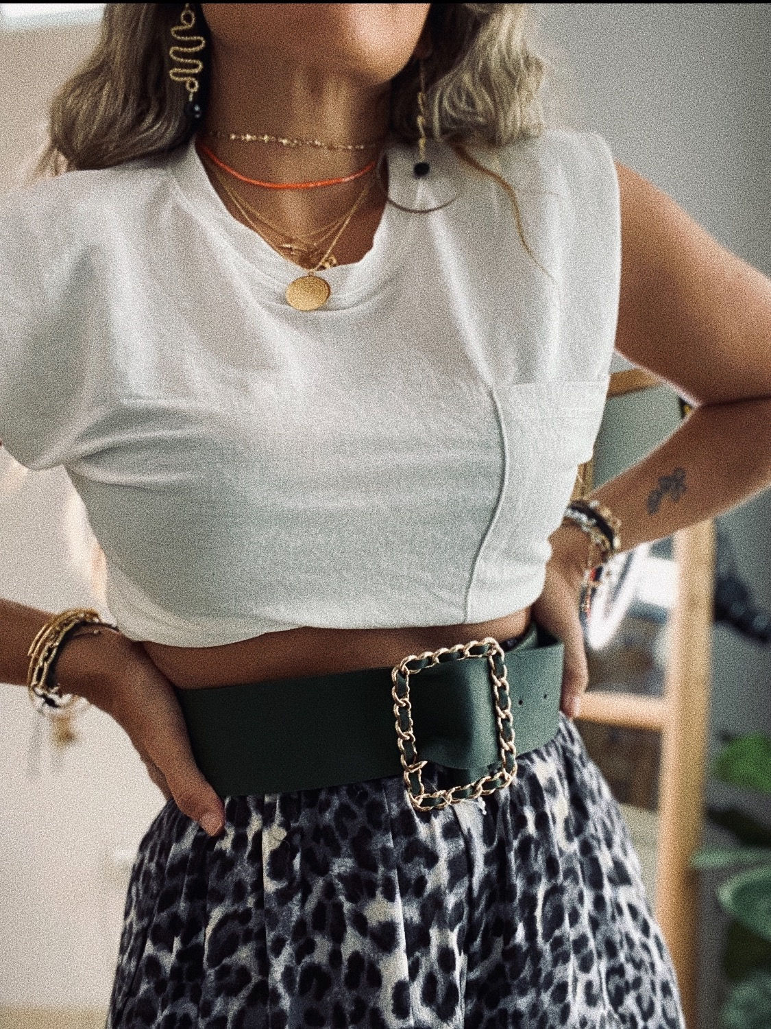 Basic Oversized T-shirt With Pocket