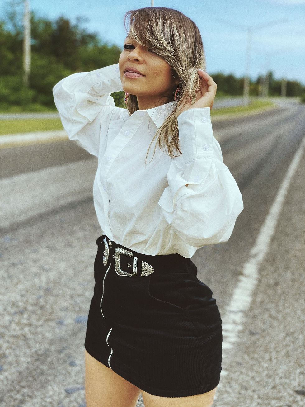 Thumbnail: Amelia Bubble Sleeve Blouse