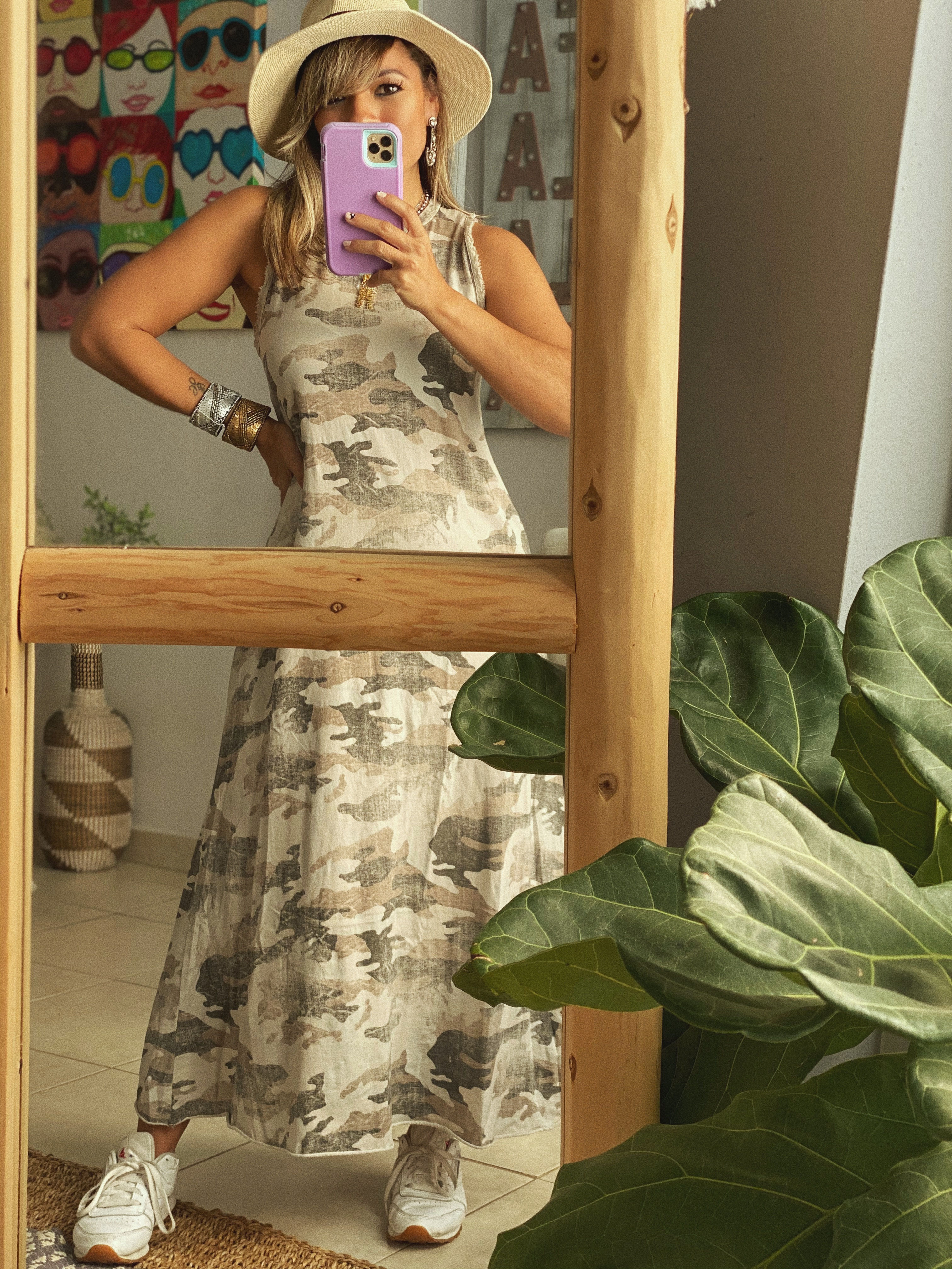 Camo Maxi Dress