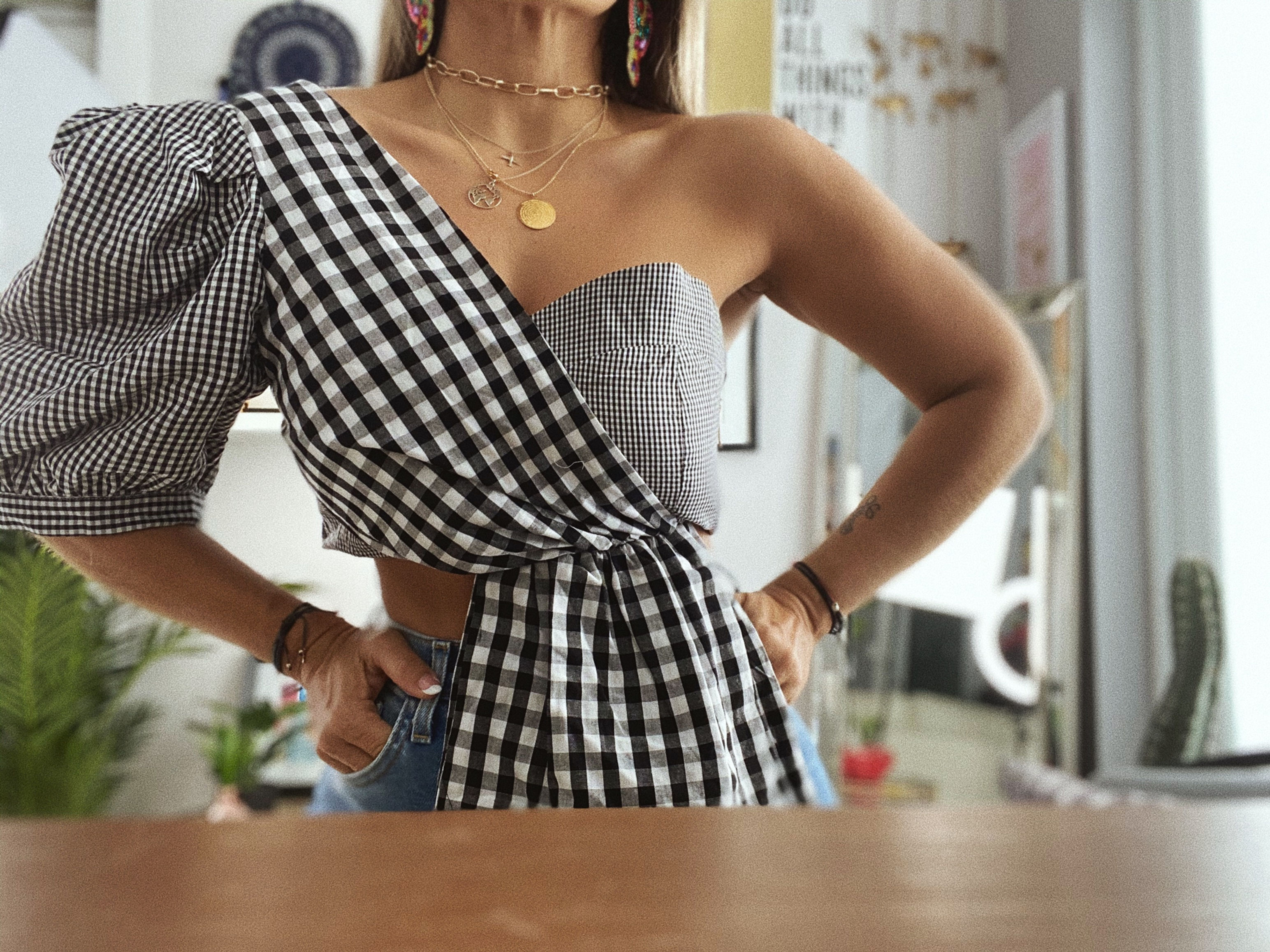 Gingham CropTop