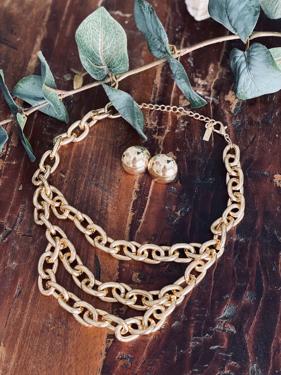 3 Layer Chain Necklace