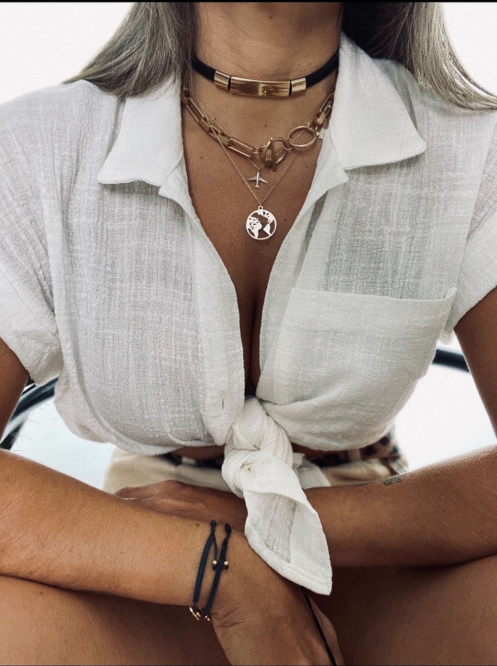 Thumbnail: Safari Button Blouse