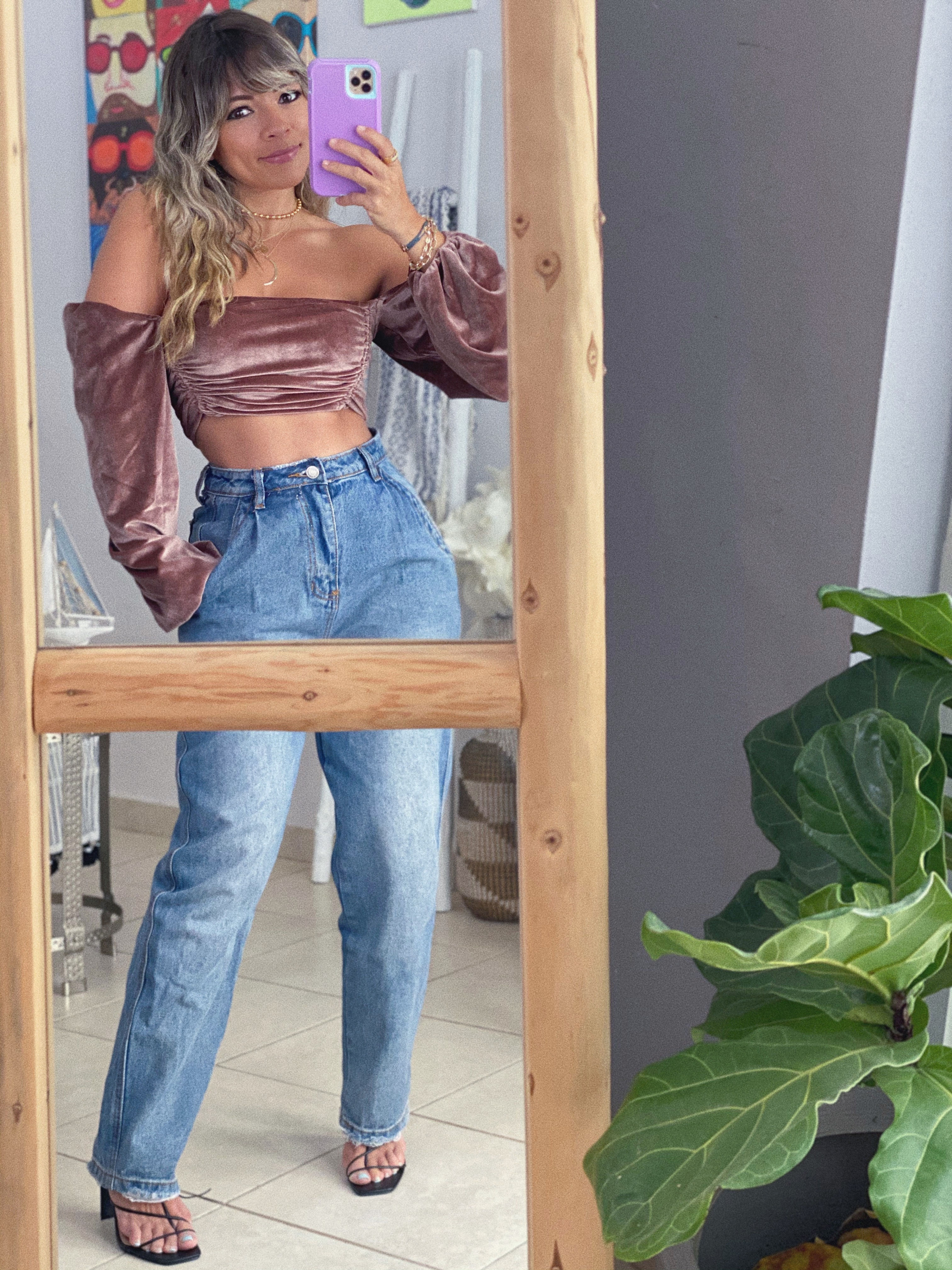 Medium Blue Slouchy Jeans