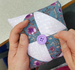 Pin cushion purple Jan 2018