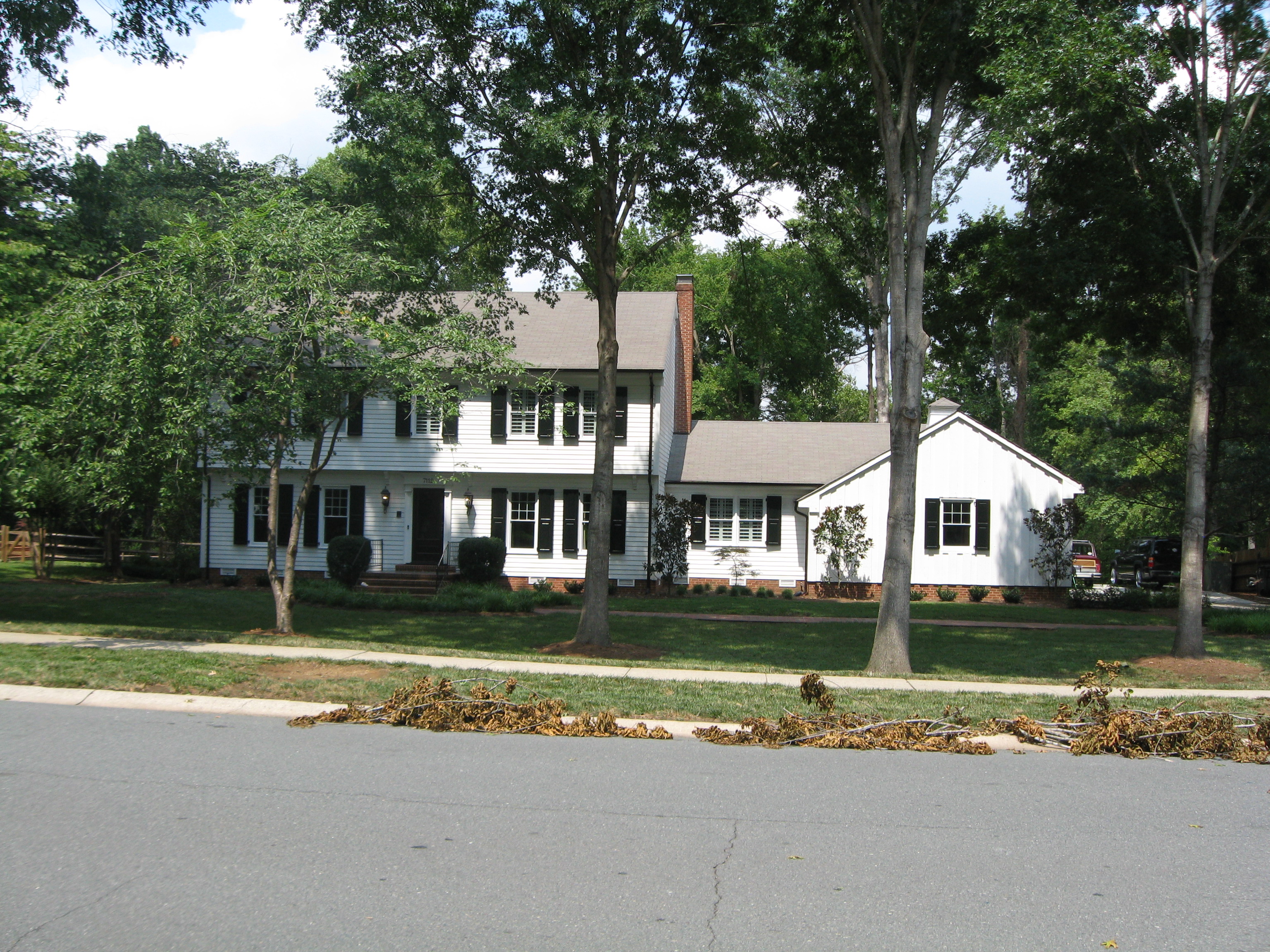 before - front elevation