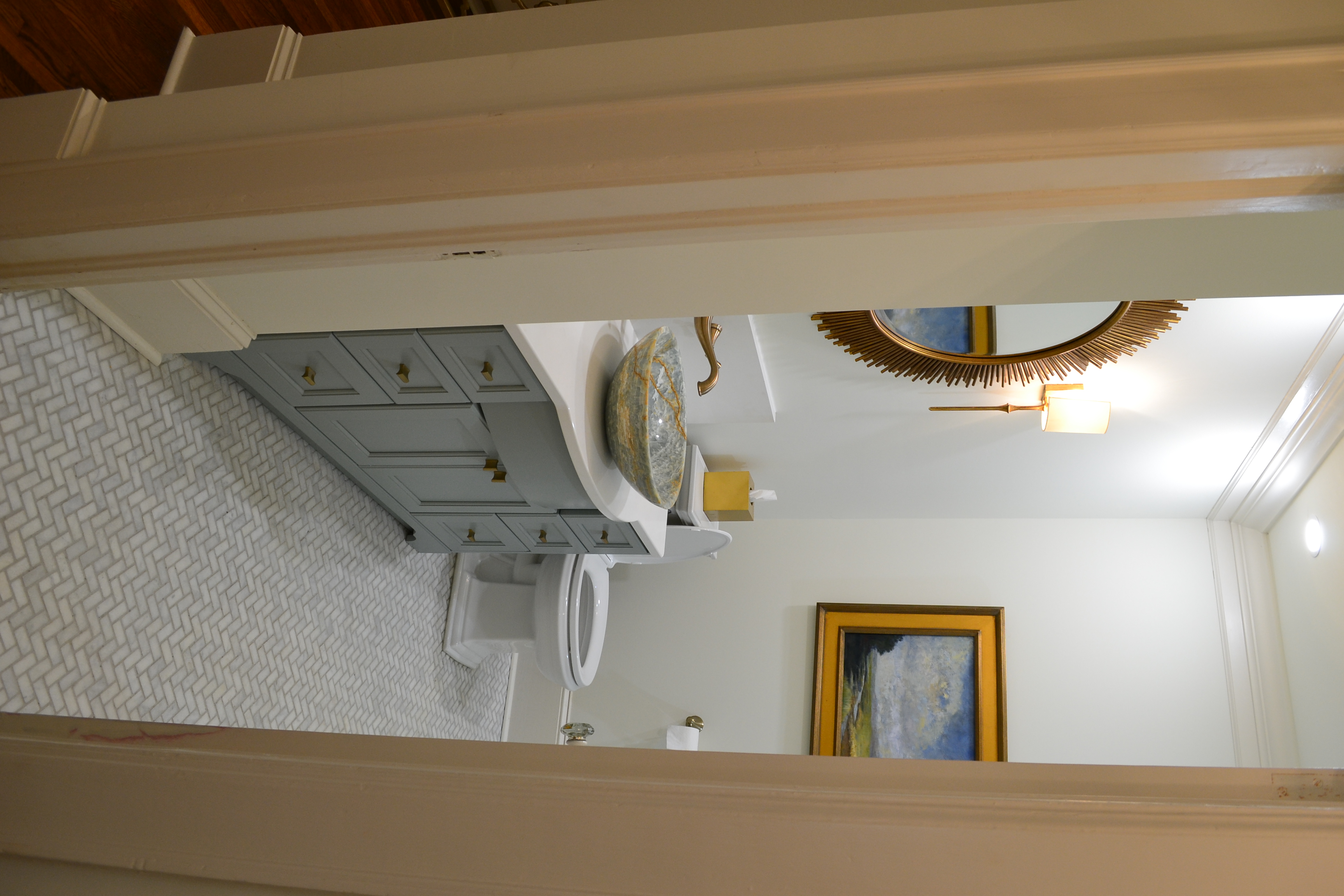 hall bath after