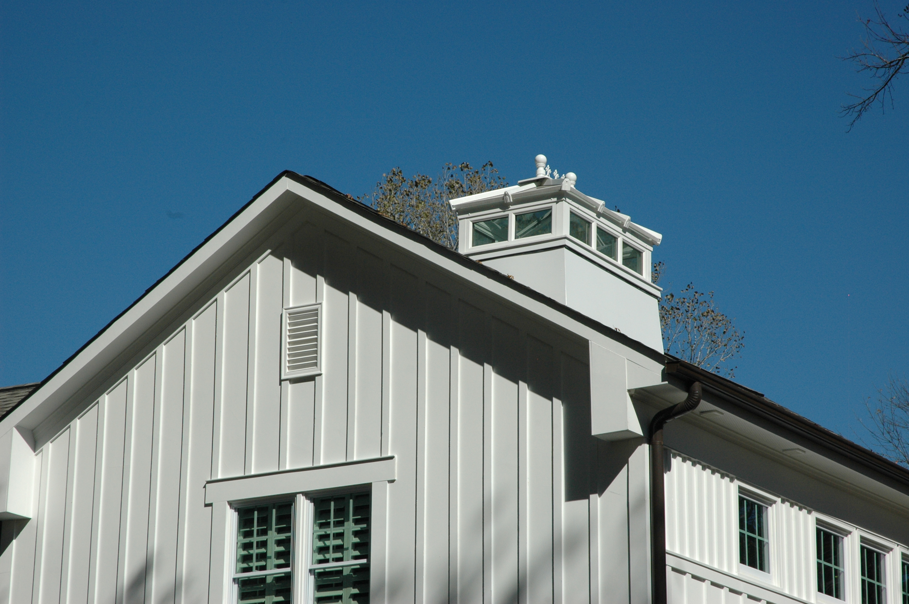 view of skylight