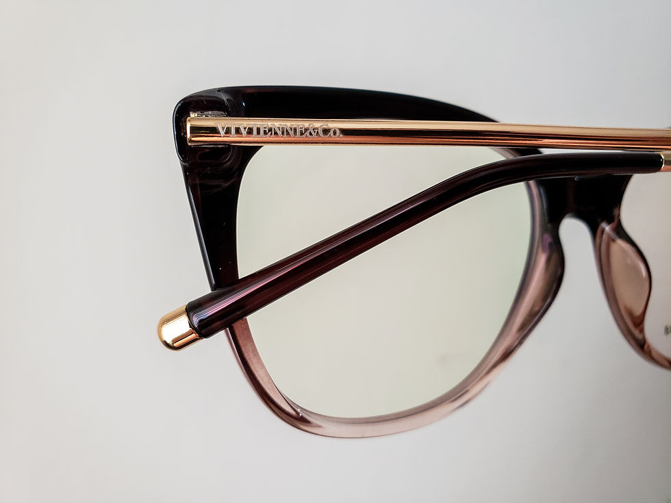 Miniatura: Armação Marrom com Transparência Vivienne & Co.