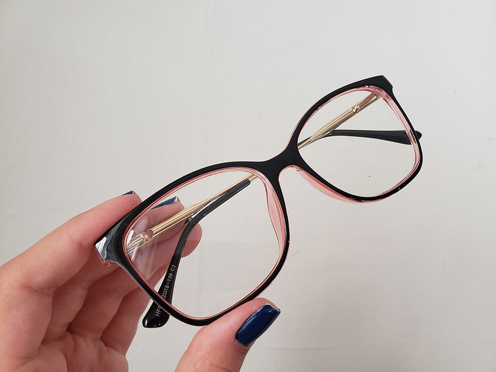 Miniatura: Armação Preta e Rosa Vivienne & Co.