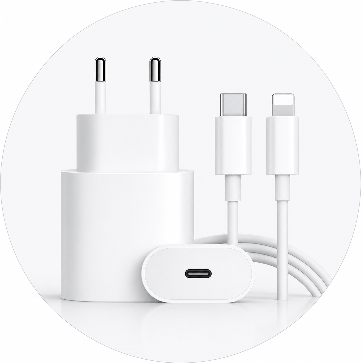 Carregador Compativel Com iPhone 8 X Xr 11 12 13 14 Pro