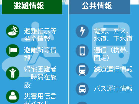 9/20(日)台風第20号接近に伴う避難情報