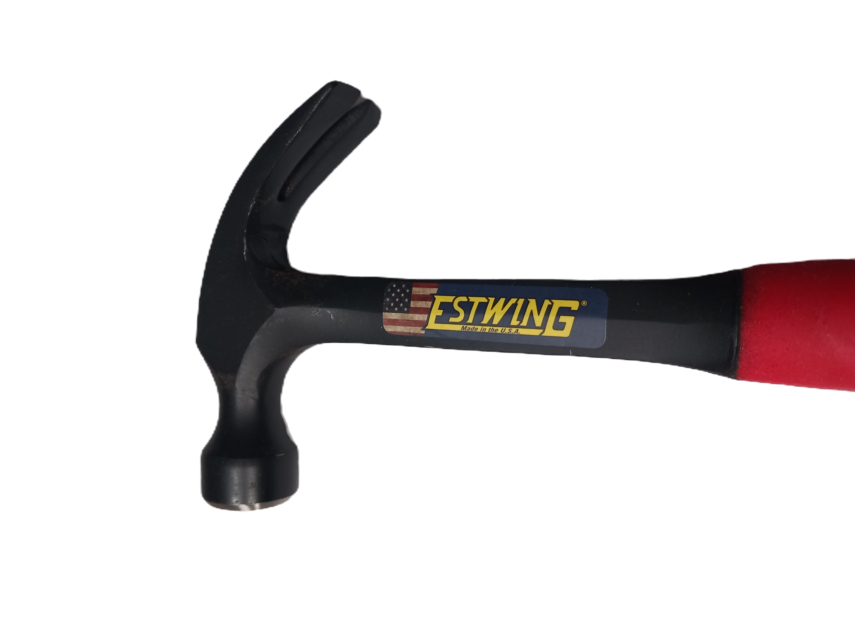 Limited Edition Red Personalised Estwing Curved Claw Hammer Vinyl Grip