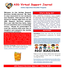 Virtual Support Journal - June 8 2020 (2