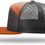 Thumbnail: Charcoal-Burnt Orange-Black (Richardson Hat)
