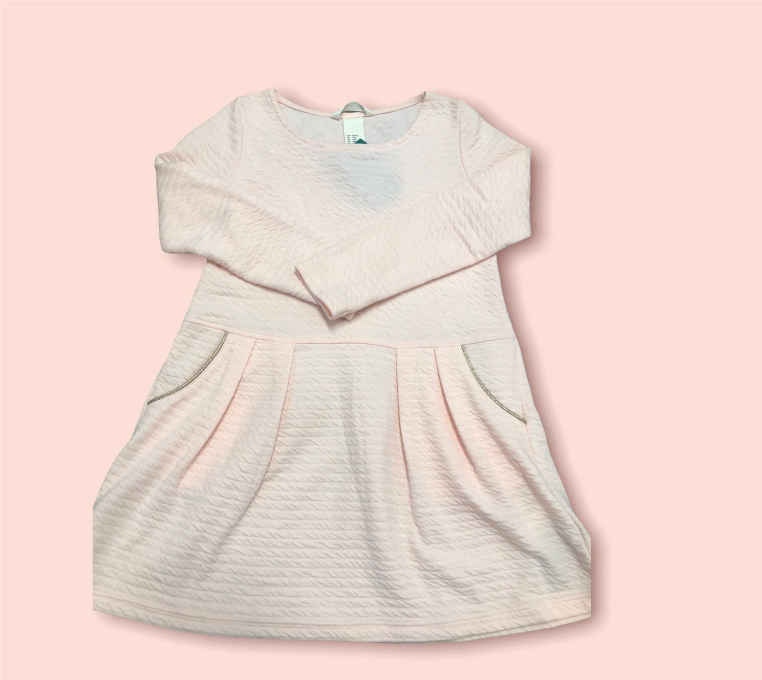 Pink H& M  dress with pockets