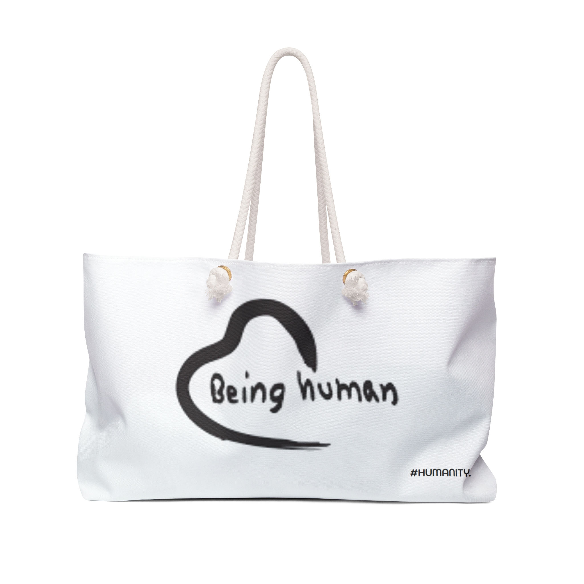 Inspirational Weekender Bag - Embrace Humanity & Togetherness
