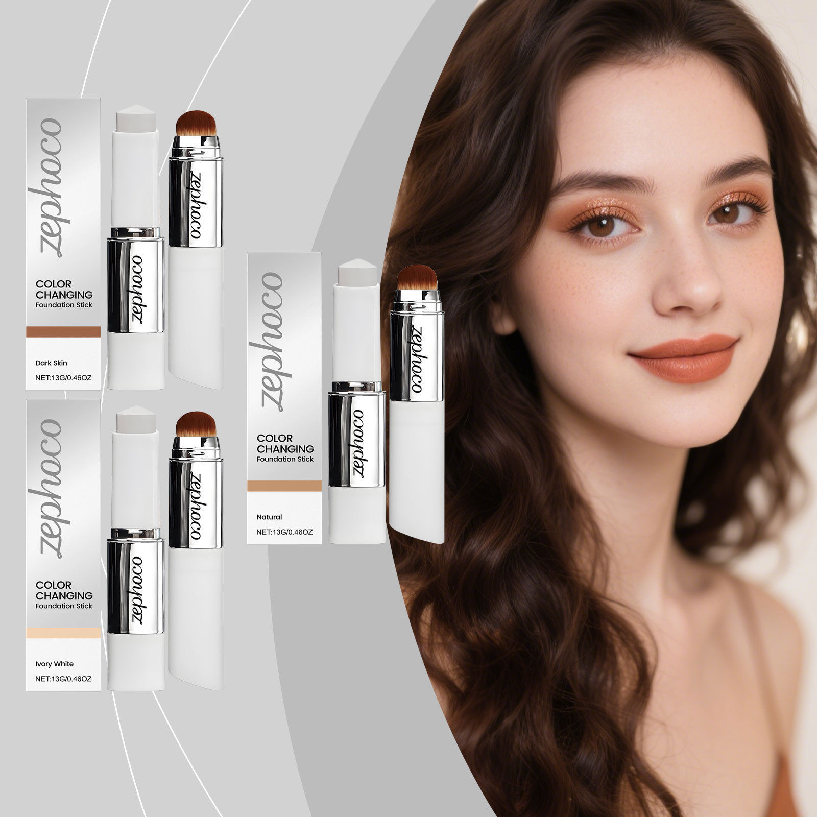 2-in-1 Lightweight & Waterproof, Blends Seamlessly & Natural Finish