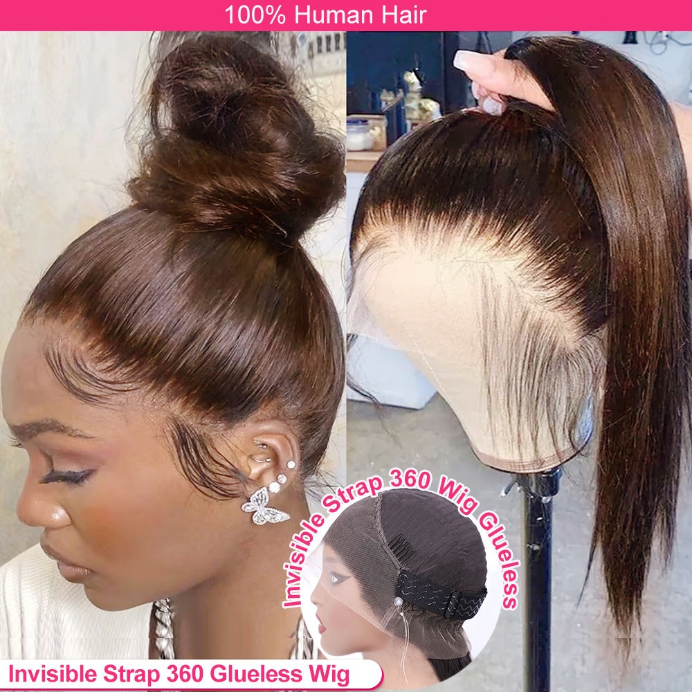 Perruque frontale 360 en cheveux humains